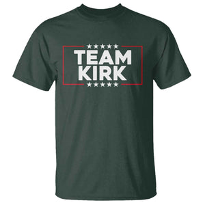 Team Kirk T Shirt Last Name Kirk Family Name Matching Member Surname TS10 Dark Forest Green Print Your Wear