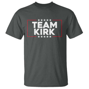Team Kirk T Shirt Last Name Kirk Family Name Matching Member Surname TS10 Dark Heather Print Your Wear