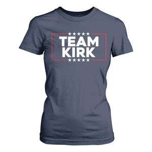 Team Kirk T Shirt For Women Last Name Kirk Family Name Matching Member Surname TS10 Navy Print Your Wear