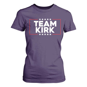 Team Kirk T Shirt For Women Last Name Kirk Family Name Matching Member Surname TS10 Purple Print Your Wear