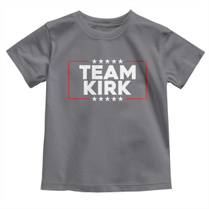 Team Kirk Toddler T Shirt Last Name Kirk Family Name Matching Member Surname TS10 Charcoal Print Your Wear