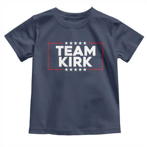 Team Kirk Toddler T Shirt Last Name Kirk Family Name Matching Member Surname TS10 Navy Print Your Wear