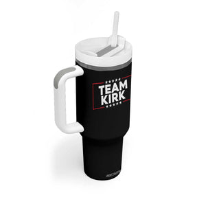 Team Kirk Tumbler With Handle Last Name Kirk Family Name Matching Member Surname TS10 Print Your Wear