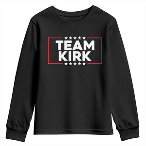 Team Kirk Youth Sweatshirt Last Name Kirk Family Name Matching Member Surname TS10 Black Print Your Wear