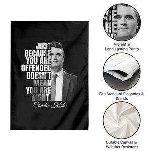 Charlie Kirk Garden Flag Free Speech Memorial Tribute TS10 Print Your Wear