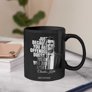 Charlie Kirk Coffee Mug Free Speech Memorial Tribute TS10 Print Your Wear