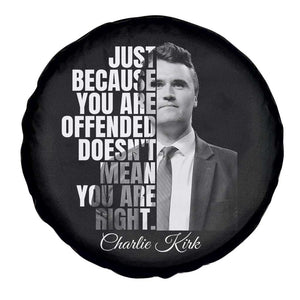 Charlie Kirk Spare Tire Cover Free Speech Memorial Tribute TS10 Print Your Wear