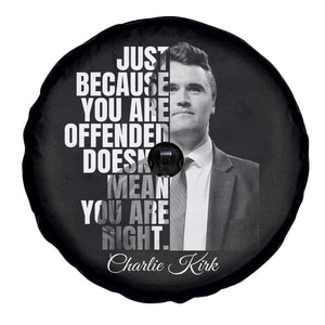 Charlie Kirk Spare Tire Cover Free Speech Memorial Tribute TS10 Print Your Wear