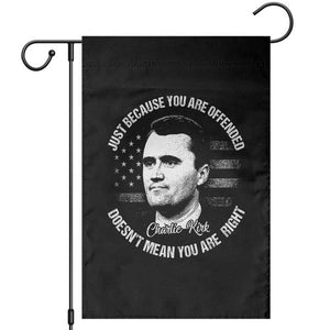 Charlie Kirk Garden Flag Free Speech Retro USA Flag TS10 Black Print Your Wear