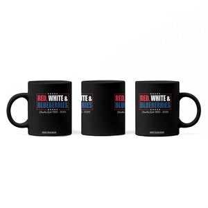 Red White Blueberries Coffee Mug Charlie Kirk Inspired Patriotic Memorial Freedom TS10 Print Your Wear