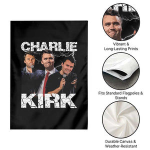 Charlie Kirk Garden Flag Freedom Speech A True Patriot Tribute Bootleg TS10 Print Your Wear