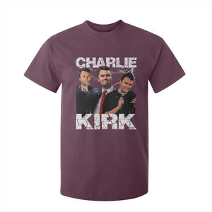 Charlie Kirk T Shirt For Kid Freedom Speech A True Patriot Tribute Bootleg TS10 Maroon Print Your Wear