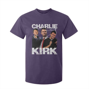 Charlie Kirk T Shirt For Kid Freedom Speech A True Patriot Tribute Bootleg TS10 Purple Print Your Wear
