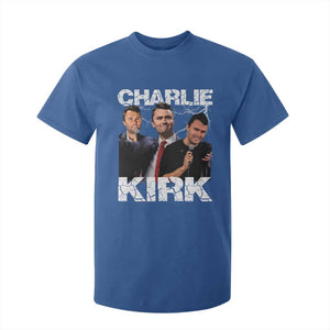 Charlie Kirk T Shirt For Kid Freedom Speech A True Patriot Tribute Bootleg TS10 Royal Blue Print Your Wear