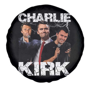 Charlie Kirk Spare Tire Cover Freedom Speech A True Patriot Tribute Bootleg TS10 Print Your Wear