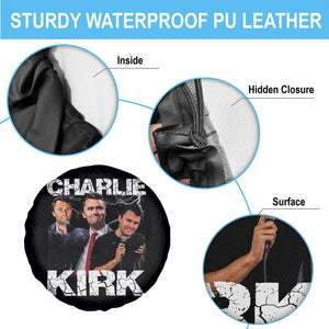Charlie Kirk Spare Tire Cover Freedom Speech A True Patriot Tribute Bootleg TS10 Print Your Wear