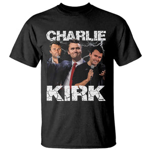 Charlie Kirk T Shirt Freedom Speech A True Patriot Tribute Bootleg TS10 Black Print Your Wear