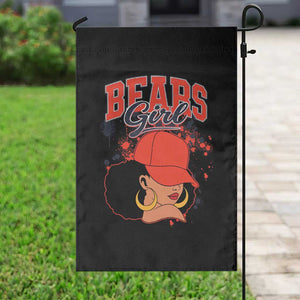 Bears Girl Garden Flag Sports Fan Team Spirit Black Girls TS10 Print Your Wear