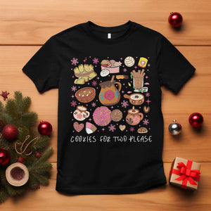 Mexican Christmas Pregnancy Announcement T Shirt Cookies For Two Please Xmas Maternity Gift TS10 Black Print Your Wear