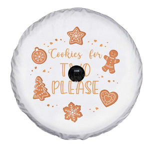 Christmas Pregnant Spare Tire Cover Cookies For Two Please Pregnancy Announcement TS10 Print Your Wear