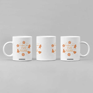 Christmas Pregnant Coffee Mug Cookies For Two Please Pregnancy Announcement TS10 Print Your Wear