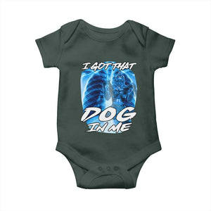 I Got That Dog In Me Wolf Alpha Baby Onesie Xray Werewolf TS10 Print Your Wear