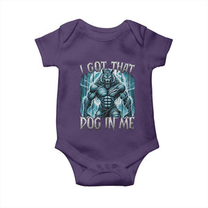 I Got That Dog In Me Wolf Alpha Baby Onesie TS10 Purple Print Your Wear