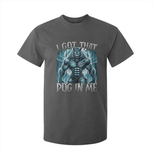 I Got That Dog In Me Wolf Alpha T Shirt For Kid TS10 Dark Heather Print Your Wear