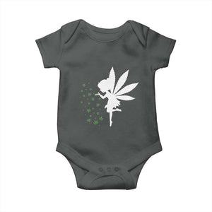 Marijuana Baby Onesie Weed Fairy Fantasy Leaf Stoner Pot Smoker Cannabis TS10 Dark Heather Print Your Wear