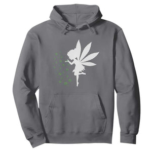 Marijuana Hoodie Weed Fairy Fantasy Leaf Stoner Pot Smoker Cannabis TS10 Charcoal Print Your Wear