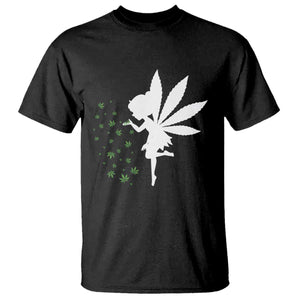 Marijuana T Shirt Weed Fairy Fantasy Leaf Stoner Pot Smoker Cannabis TS10 Black Print Your Wear