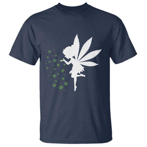 Marijuana T Shirt Weed Fairy Fantasy Leaf Stoner Pot Smoker Cannabis TS10 Navy Print Your Wear