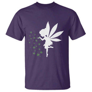 Marijuana T Shirt Weed Fairy Fantasy Leaf Stoner Pot Smoker Cannabis TS10 Purple Print Your Wear