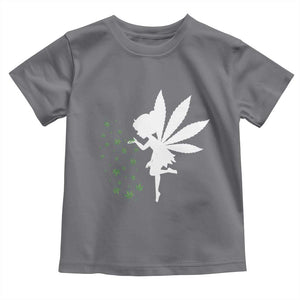 Marijuana Toddler T Shirt Weed Fairy Fantasy Leaf Stoner Pot Smoker Cannabis TS10 Charcoal Print Your Wear