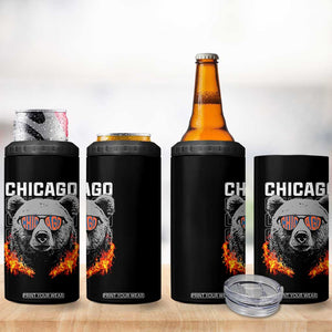 Vintage Retro BF 4 in 1 Can Cooler Tumbler Football Lover TS10 Print Your Wear