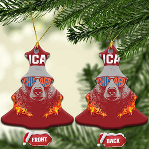 Bears Mascot Christmas Ornament Vintage Retro Chicago TS10 Christmas Tree Red Print Your Wear