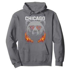 Bears Mascot Hoodie Vintage Retro Chicago TS10 Charcoal Print Your Wear