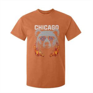 Bears Mascot T Shirt For Kid Vintage Retro Chicago TS10 Orange Print Your Wear
