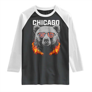 Bears Mascot Raglan Shirt Vintage Retro Chicago TS10 Black White Print Your Wear