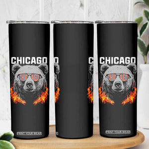 Bears Mascot Skinny Tumbler Vintage Retro Chicago TS10 Print Your Wear