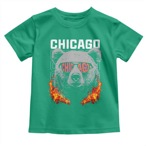 Bears Mascot Toddler T Shirt Vintage Retro Chicago TS10 Irish Green Print Your Wear