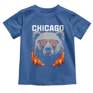 Bears Mascot Toddler T Shirt Vintage Retro Chicago TS10 Royal Blue Print Your Wear