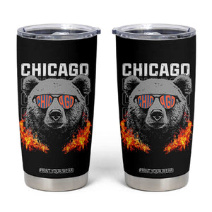 Bears Mascot Tumbler Cup Vintage Retro Chicago TS10 Black Print Your Wear