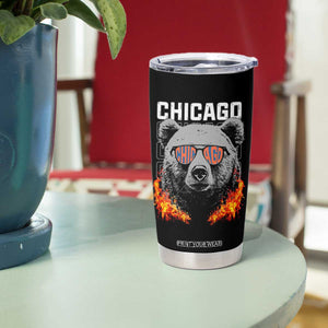 Bears Mascot Tumbler Cup Vintage Retro Chicago TS10 Print Your Wear