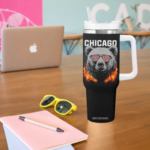 Bears Mascot Tumbler With Handle Vintage Retro Chicago TS10 Print Your Wear