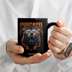 Vintage Chicago Coffee Mug Retro Graphic Wild Bear Streetwear Bootleg TS10 Print Your Wear