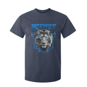 Lion Lovers T Shirt For Kid Detroit Fan Apparel TS10 Navy Print Your Wear