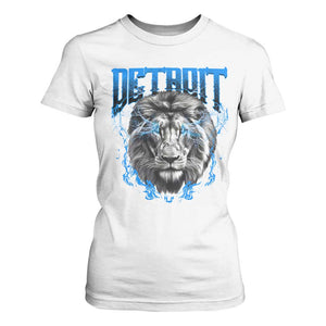 Lion Lovers T Shirt For Women Detroit Fan Apparel TS10 White Print Your Wear