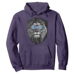 LF Game Day Hoodie Wearing Glasses Retro Vintage Style Football Fan TS10 Purple Print Your Wear