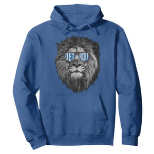 LF Game Day Hoodie Wearing Glasses Retro Vintage Style Football Fan TS10 Royal Blue Print Your Wear